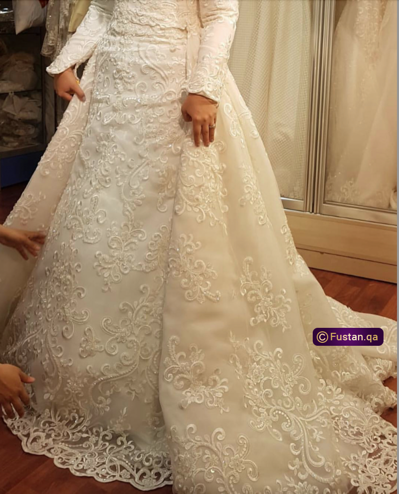 فستان زفاف تركي لبسة واحدة