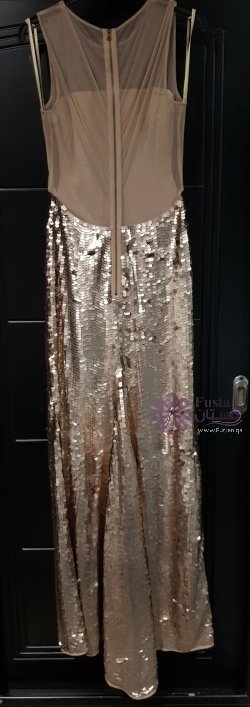 BCBG Gold Sequined Dress